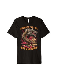 Born in 2012 Year of the Dragon Chinese Zodiac Sign Premium T-Shirt