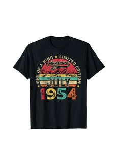 Born In July 1954 70th Birthday Decoration 70 Year Old Gifts T-Shirt