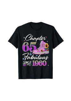 Born Chapter 65 EST 1960 65 Years Old Gifts 65th Birthday Queen T-Shirt