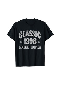 Born Classic 1998 Limited Edition Year Of Birth Birthday T-Shirt