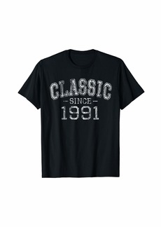 Classic since 1991 Vintage Style Born in 1991 Birthday Gift T-Shirt