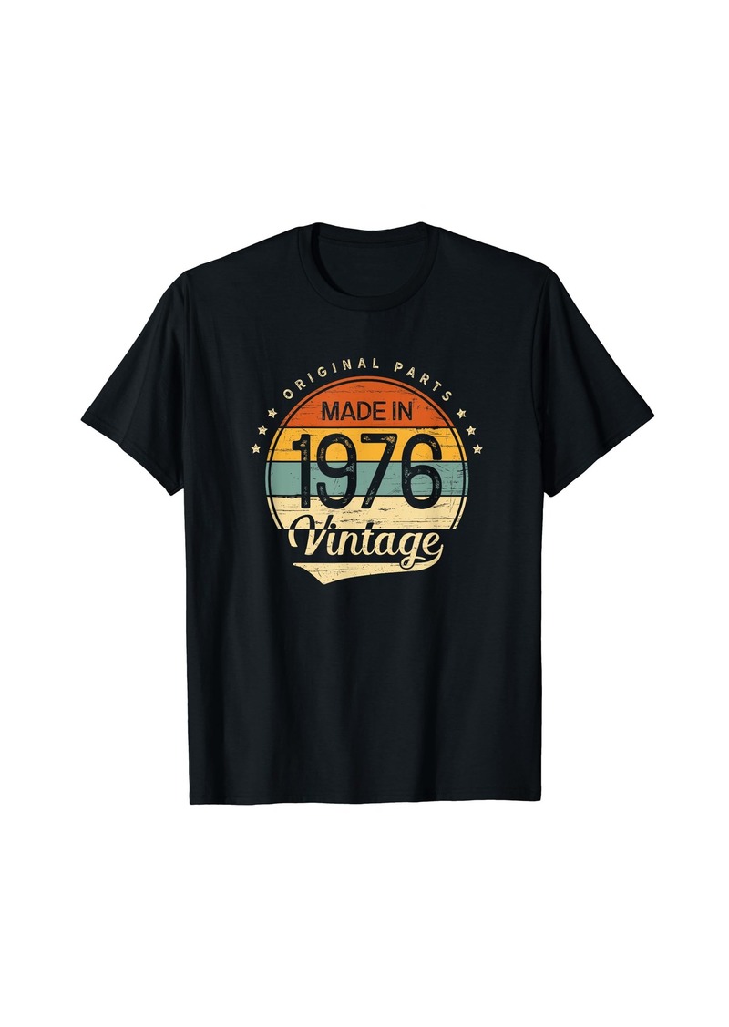 Classic Vintage 1976 Birthday Born in 1976 Retro T-Shirt