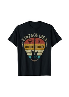 Born Funny 58th birthday gift ideas Vintage 1964 Limited Edition T-Shirt