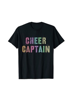 Born Funny CHEER CAPTAIN Cheerleading Team Cheerleader Squad T-Shirt