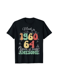 Born Groovy Chapter 64 Made in 1960 64 Years Old 64th Birthday T-Shirt