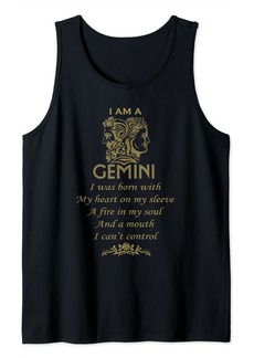 Born I Am A Gemini Tank Top