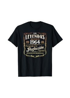 Born Las Leyendas Nacieron En 1964 Vintage Original 60 Cumpleaños T-Shirt