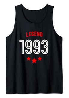 Born Legend 1993 - Stars & Stripes Sports Number Birth Year Tank Top