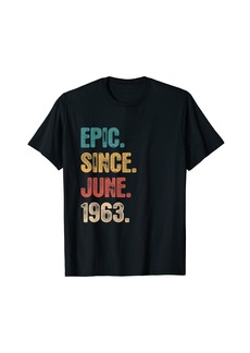 Born Legend Since June 1963 - 59 Year Old Gift 59th Birthday T-Shirt