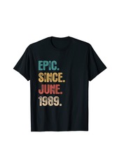 Born Legend Since June 1989 - 33 Year Old Gift 33rd Birthday T-Shirt