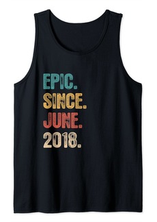 Born Legend Since June 2018 - 4 Year Old Gift 4th Birthday Tank Top