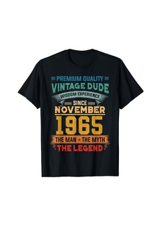Born Legend Since November 1965 59th Birthday Gifts 59 Years Old T-Shirt