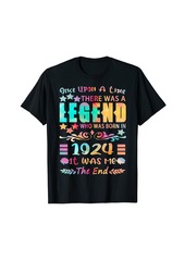 Legend Was Born In 1924 Vintage 97th Birthday 97 Years Old T-Shirt