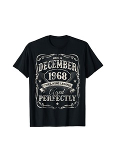 Legends Were Born In December 1968 Classic 56th Birthday T-Shirt