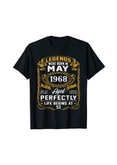 Legends Were Born In May 1968 53rd Birthday Gifts T-Shirt