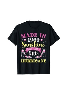 Born Made In 1969 Sunshine Hurricane Year Of Birth Birthday T-Shirt