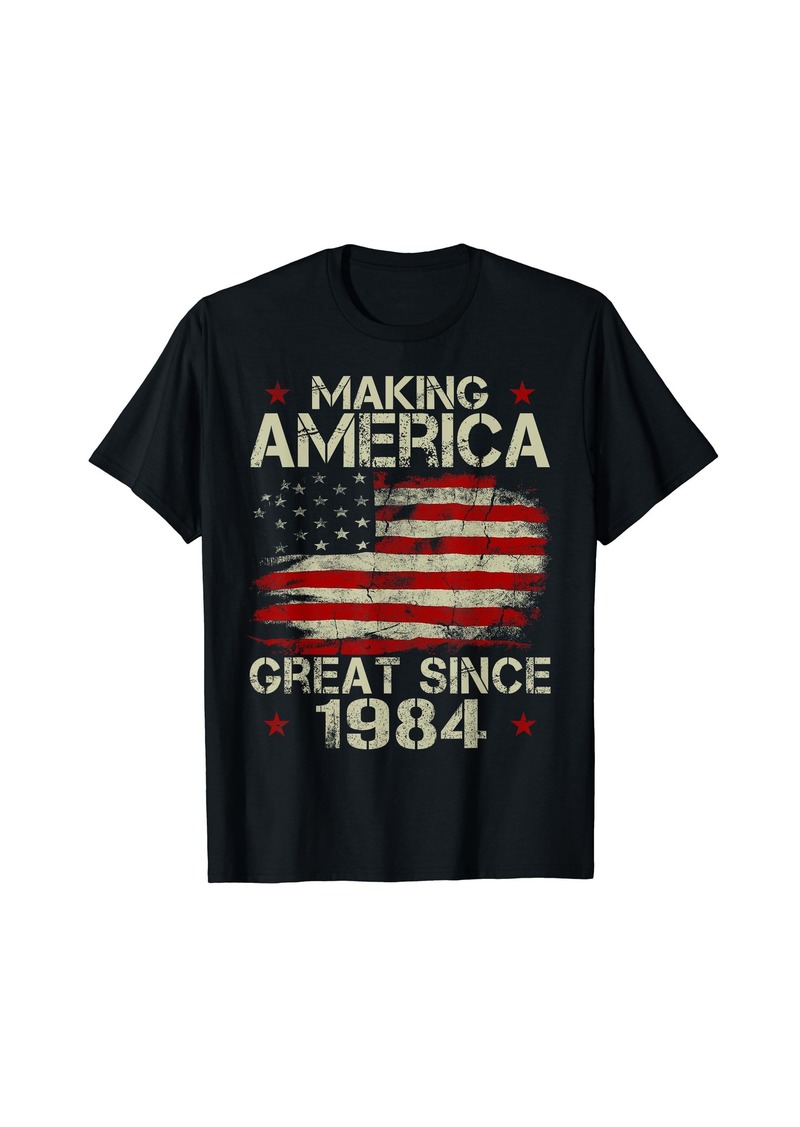 Born Making America Great Since 1984 Vintage Gifts 36th Birthday T-Shirt