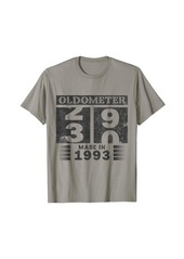 Born Oldometer 29-30 B-day Made In 1993 Funny 30th Birthday Dad T-Shirt