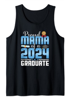 Born Proud Mama of a 2024 Graduate Senior Graduation 2024 Tank Top