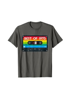 Born Rainbow Pride 46 Birthday Gift Best of 1975 Distressed Tape T-Shirt