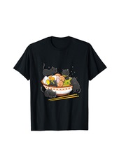 Born Ramen Cat Kawaii Anime Japanese Food Girls Official Teenager T-Shirt
