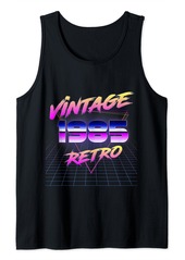 Born Retro Vintage 80s 39th Gift Birthday Men Women Vintage 1985 Tank Top
