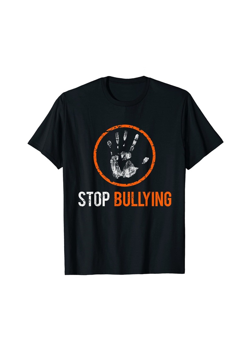 Born Stop Bullying Stand Up Speak Out Orange Unity Day Teacher T-Shirt