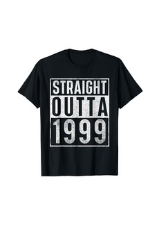 Born Straight Outta 1999 Year Of Birth Birthday T-Shirt