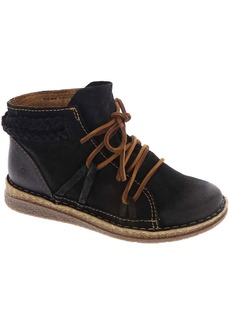 Born Temple II Womens Suede Braided Combat & Lace-up Boots