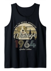 Vintage 1964 Born in 1964 57th Birthday 57 years old Tank Top