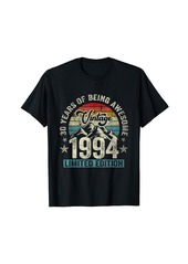 Born Vintage 1994 30th Birthday Retro 30 Years of Being Awesome T-Shirt
