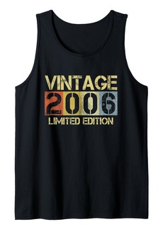 Born Vintage 2006 Limited Edition 19th Birthday Gift 19 Years Old Tank Top