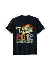 13 Years Old Gifts Vintage Born In 2012 Funny 13th Birthday T-Shirt