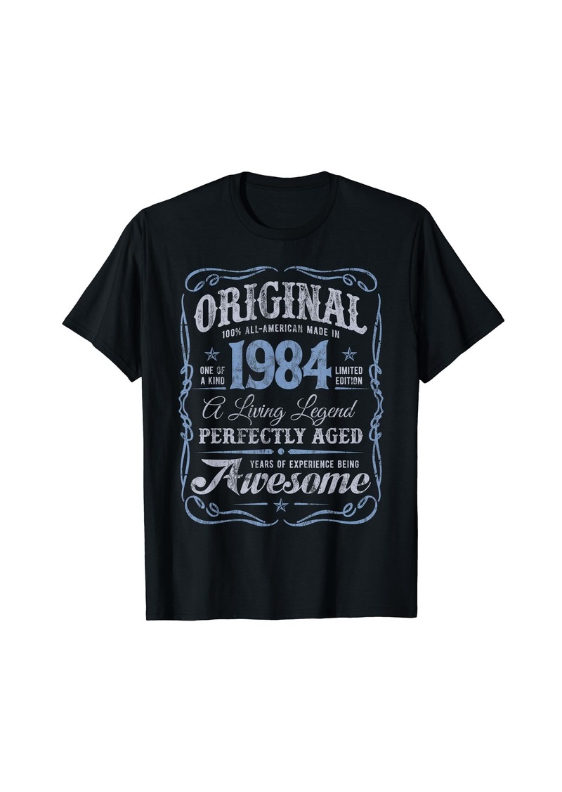 Vintage Born In 1984 Classic 40th Birthday T-Shirt