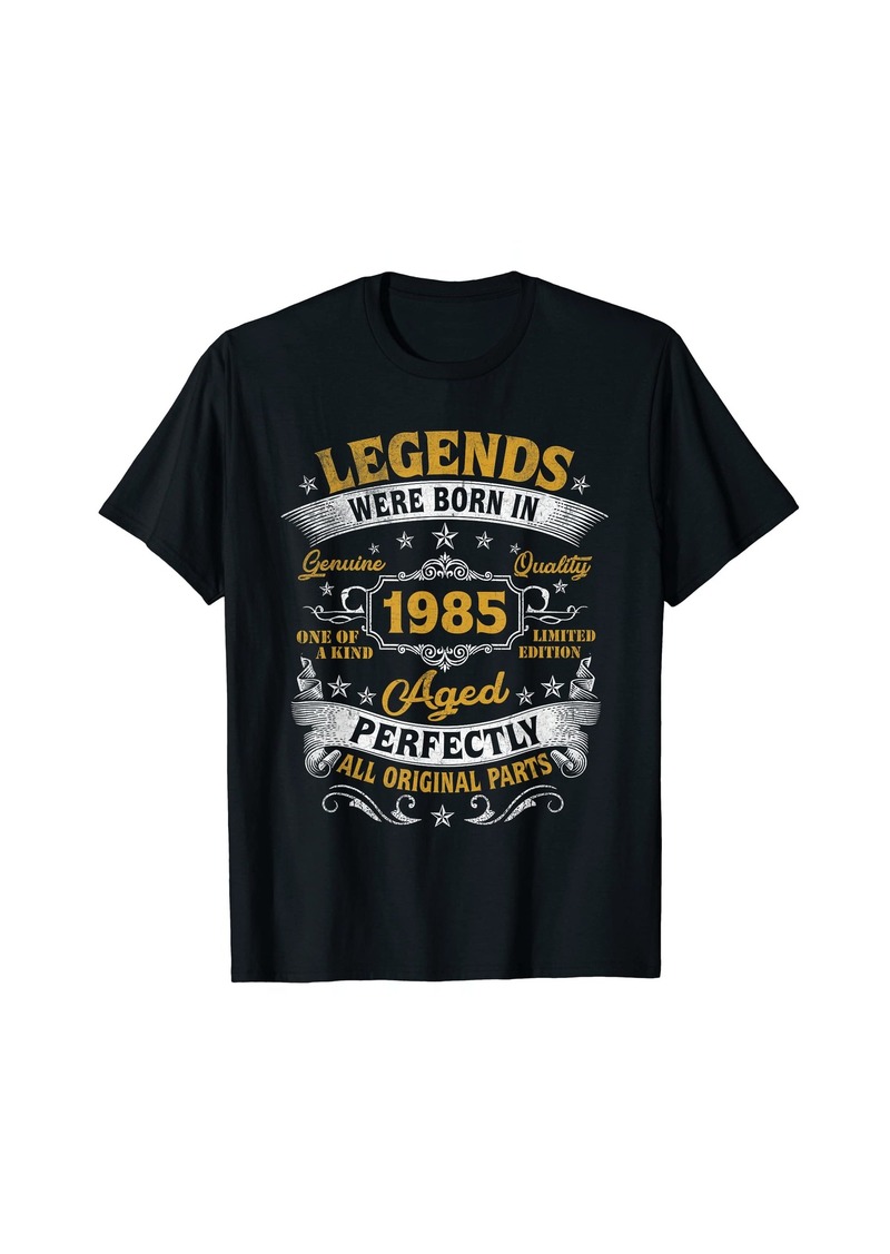 Vintage Born In 1985 38 Years Old Gifts Men 38th Birthday T-Shirt