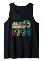 Vintage Born In 1994 Retro 30th Birthday Gift 30 Years Old Tank Top