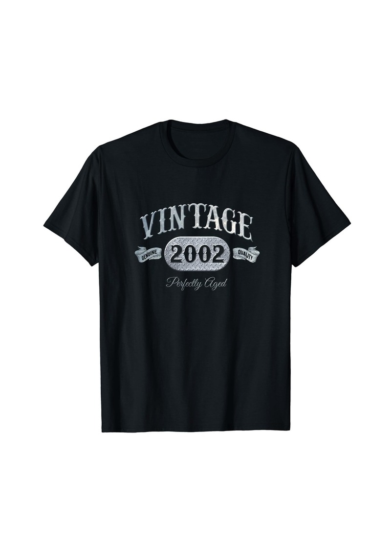 Vintage Born In 2002 Limited Edition 22nd Birthday T-Shirt