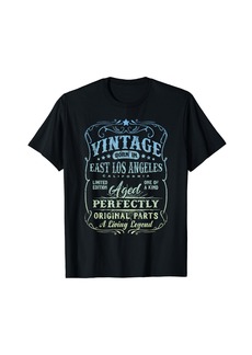 Vintage Born in East Los Angeles California Happy Birthday T-Shirt