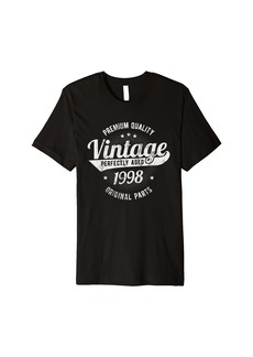 Born Vintage Established In 1998 Classic Legendary 26th Birthday Premium T-Shirt
