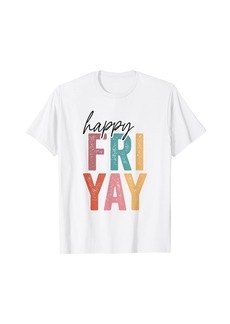 Born Vintage Fri-Yay! Teachers Weekend Day Of The Week Teachers T-Shirt