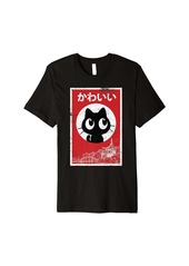 Born Vintage Kawaii  Cat Ramen Lover Retro Japanese Food Premium T-Shirt