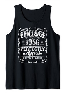 Vintage Legends Born in 1956 Classic 68th Birthday Tank Top