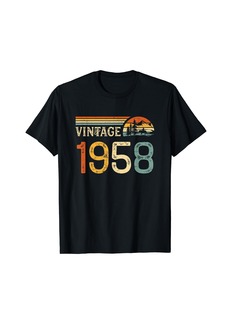 Born Vintage 1958 Birthday Retro T-Shirt