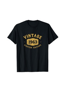 Born Vintage Made In 1963 Classic 61st Birthday Party T-Shirt