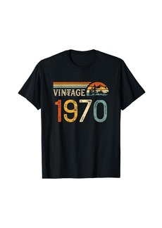 Born Vintage 1970 Birthday Retro T-Shirt