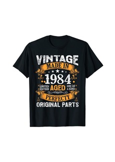 Born Vintage Made In 1984 Limited Edition 40 Years 40th Birthday T-Shirt