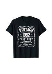 Born Vintage Made In 1992 The Original 32nd Birthday T-Shirt