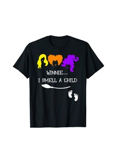 Born Winnie I Smell A Child Halloween Pregnancy Announcement Mom T-Shirt