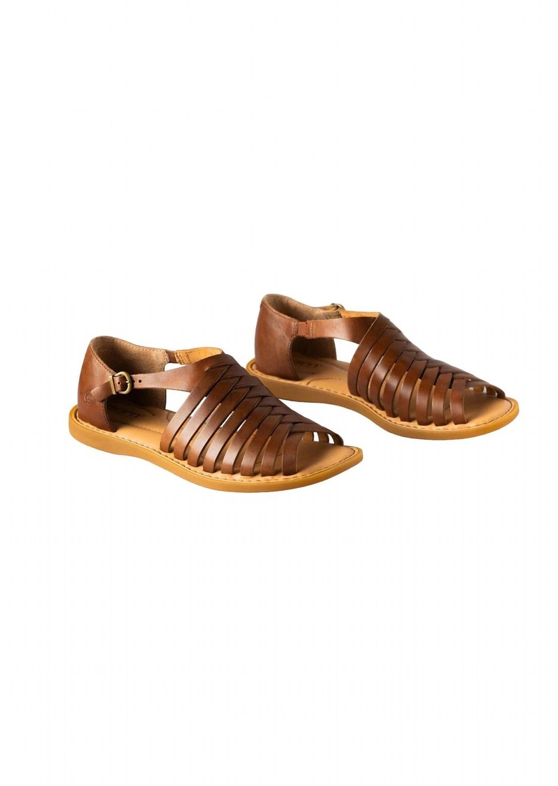 Born Women Ida Sandal In Brown Cognac