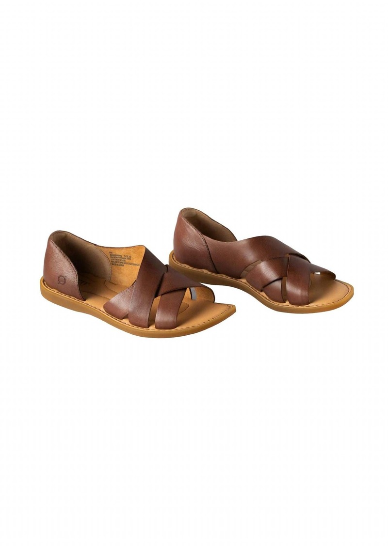 Born Women Ithica Sandal In Brown